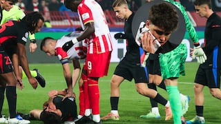 Tras recibir brutal patada al rostro: así quedó Pau Cubarsí, defensor del Barcelona