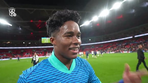 La celebración de Brasil tras vencer a Inglaterra en Wembley. (Video: Brasil)