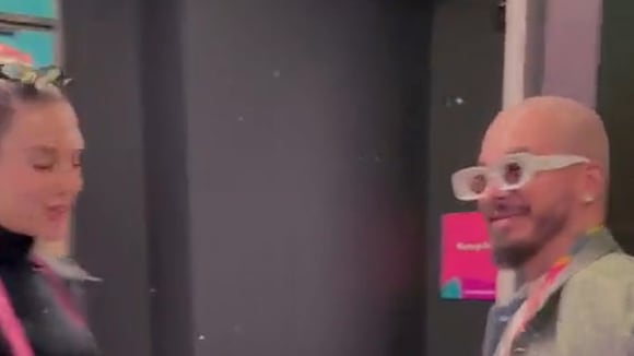 Así fue la visita de J Balbin y Valentina Ferrer al camerino de la Selección Colombia | VIDEO: @FCFSeleccionCol