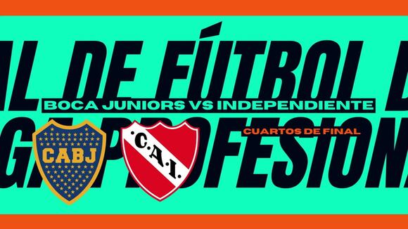 Boca Juniors vs Independiente por los cuartos de final de la Liga Profesional de Fútbol de Argentina