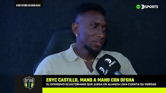 Eryc Castillo declaró sobre su estadía en el Perú tras la confianza de Alianza Lima. (Video: DSports)