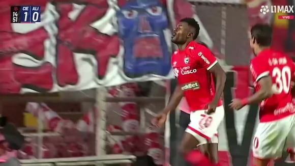 Gol de Jimmy Valoyes, Cienciano 2-0 Alianza Lima. (VIDEO: L1 MAX)