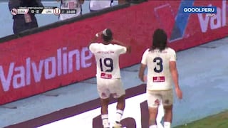 ¡Con el nuevo look! Gol de Edison Flores para el 2-0 del Universitario vs. Sport Boys
