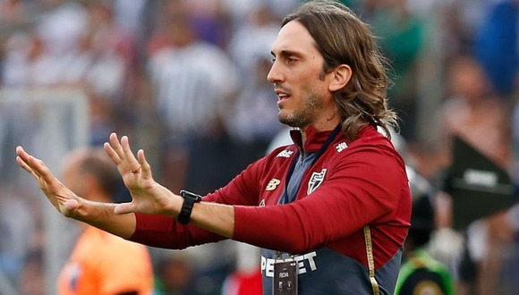 Luis Zubeldía habló tras el triunfo de Sao Paulo sobre Alianza Lima. (Video: José Varela / Foto: Getty Images)