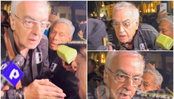 El fuerte cruce de Fossati con un policía argentino en la previa del Perú vs Argentina. (Video: Ovación)