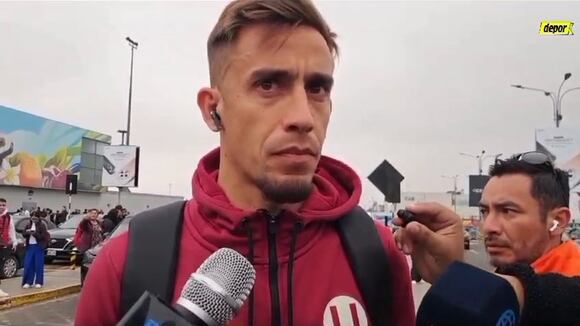 Martín Pérez Guedes habló sobre los goles anotado con Universitario de Deportes. (Video: Wilmer Robles).