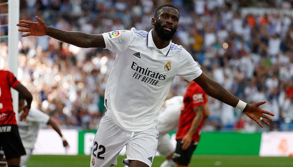 Gol de Antonio Rüdiger para el 1-0 de Real Madrid vs. Mallorca. (Video: BeinSports)