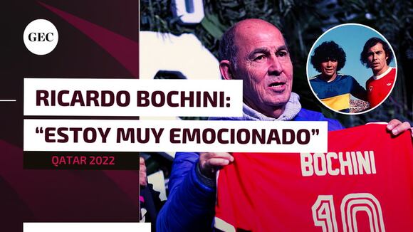 Qatar 2022: Ricardo Bochini y su reacción al homenaje a Maradona en el Mundial