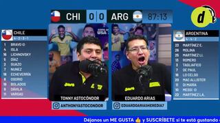 La reacción de Depor al gol de Lautaro Martínez en el Argentina vs Chile