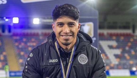 Luis Iberico marcó el 1-1 del Riga FC sobre el SK Super Nova. (Video: X)