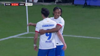 Rompe el empate: gol de Lewandowski para el 1-0 del Barcelona vs. Osasuna