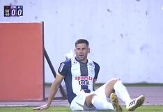 ¡Entre lágrimas! Guillermo Enrique lesionado en el Alianza Lima vs. Comerciantes Unidos