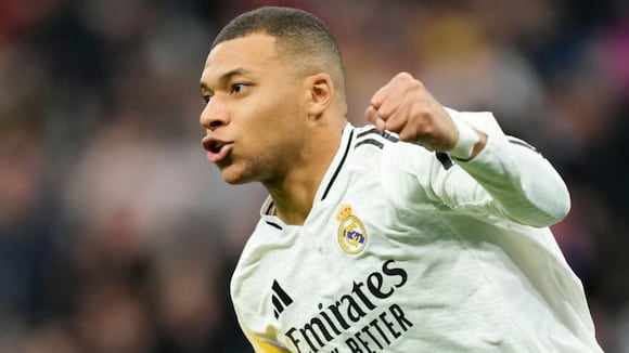 Kylian Mbappé marcó el 1-1 del Real Madrid sobre Las Palmas. (Video: DSports)