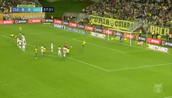 Deyverson, del Cuiabá, realizó un ritual increíble para distraer al arquero de Sao Paulo. (Video: SportsCenter)