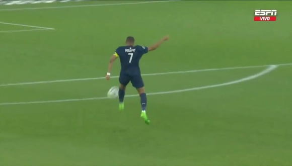 Golazo de Mbappé para el 1-0 de PSG vs. Toulouse. (Video: ESPN)