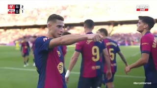¡Remontó el partido! Gol de Fermín López para el 2-1 del Barcelona vs Villarreal por LaLiga
