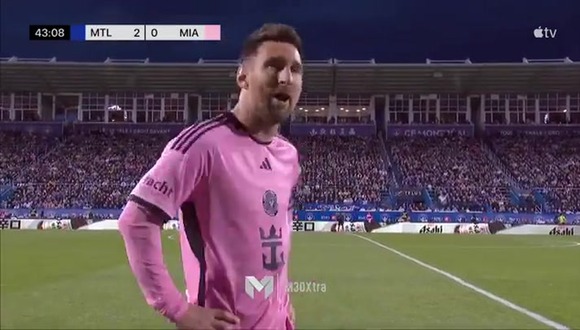 Lionel Messi se quejó en vivo de la nueva regla de la MLS. (Video: Apple TV)