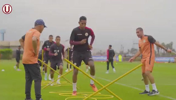 Sebastán Avellino retornó a los entrenamientos de Universitario de Deportes (Fuente: Universitario)