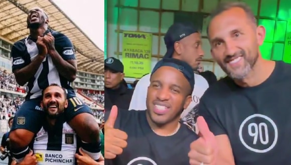 Jefferson Farfán y Hernán Barcos coincidieron en un evento de la marca Nike. (Video: Fanáticos del Fútbol| Foto: Liga 1)