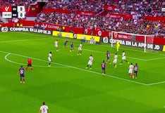 Abrió la cuenta: gol de Lewandowski para el 1-0 en el Barcelona vs Sevilla