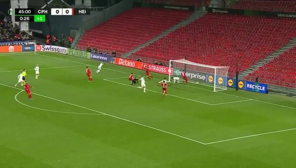 Asistencia de Marcos López: Copenhague 1-1 Heidenheim (video: ESPN)