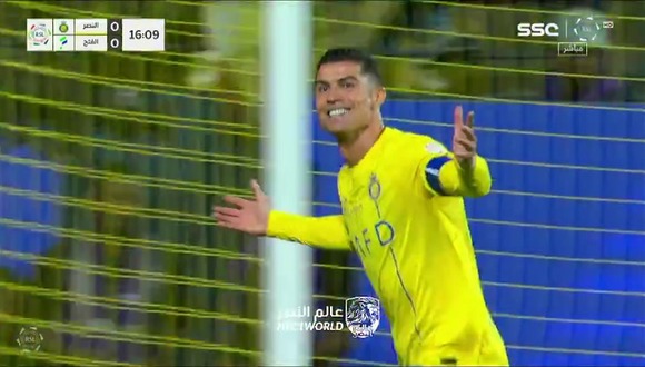 Gol de Cristiano Ronaldo para el 1-0 de Al Nassr vs. Al Fateh. (Video: SSC)