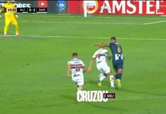 ¡Se queda con 10! Garcés se fue expulsado del Alianza Lima vs. Sao Paulo