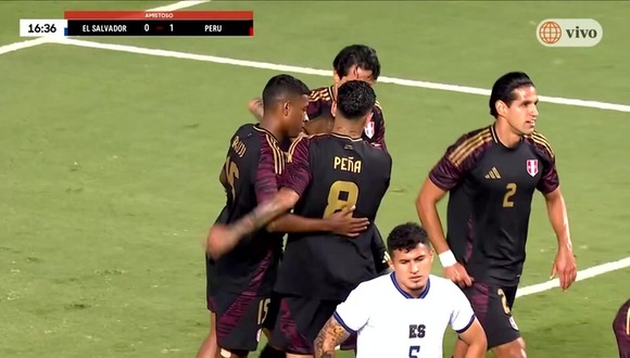 Gol de Edison Flores en Perú vs. El Salvador. (Video: América TV)