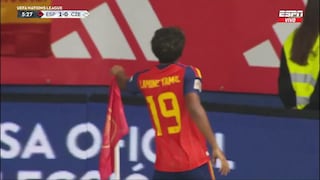 ¡Golazo infernal de Lamine Yamal! ‘Bombazo’ para el 1-0 de España vs. República Checa