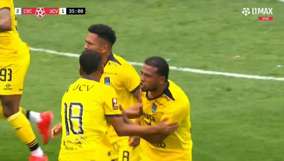 Johan Madrid, quien jugó en Sporting Cristal entre 2018 y 2023, fue el autor del gol del descuento de César Vallejo. (Video: L1 MAX)