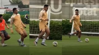 ¡A la orden! Anderson Santamaría cumplió su primer entrenamiento con Universitario