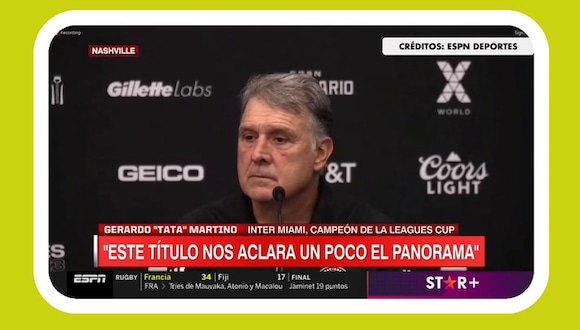 Gerardo 'Tata' Martino, " Se me cruzaron las dos finales con chile"