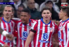 ¡Fantasía de la ‘Araña’! Gol de Julián Álvarez para el 1-1 del Real Madrid vs. Atlético