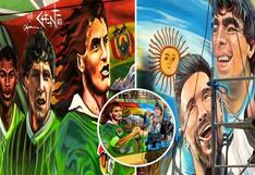 Autoridades bolivianas fueron criticadas por polémico mural previo a su encuentro contra Argentina