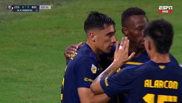 Asistencia de Luis Advíncula para el 3-0 de Boca vs. Central Córdoba por la Liga Profesional Argentina 2025 (Video: @SC_ESPN)