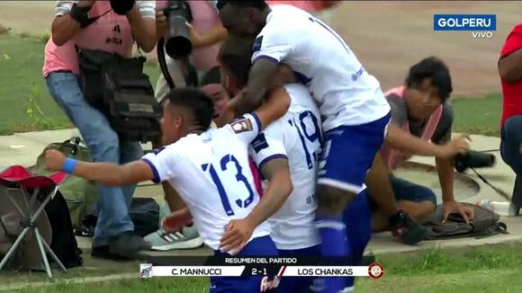 Resumen de Mannucci vs. Chankas. (Video: GOLPERU)