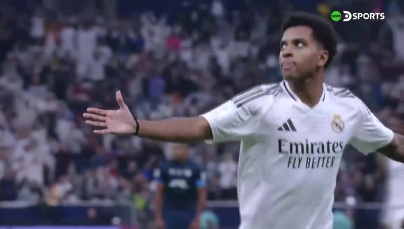 El golazo de Rodrygo para el 2-0 de Real Madrid vs Pachua. (Vídeo: Dsports).