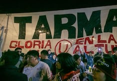 Locura en Tarma: el emotivo recibimiento a Universitario, banderazo y euforia de hinchas
