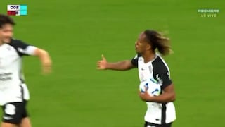 ¡Picó la ‘culebra’! Gol de André Carrillo para el 1-1 de Corinthians vs. Fortaleza