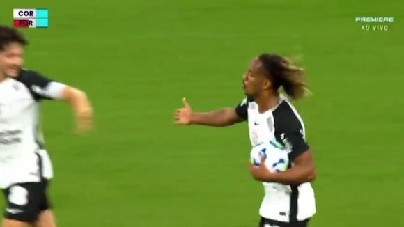 Gol André Carrillo para el 1-1 de Corinthians vs. Fortaleza | VIDEO: Premiere