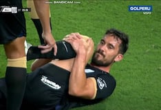 Tras una mala barrida: Santiago García se fue lesionado del Alianza Lima vs. Municipal