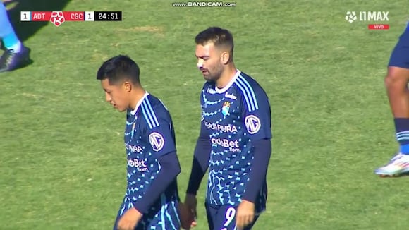 Gol de Martín Cauteruccio para el 1-1 de Cristal vs. ADT. (Video: L1 MAX)