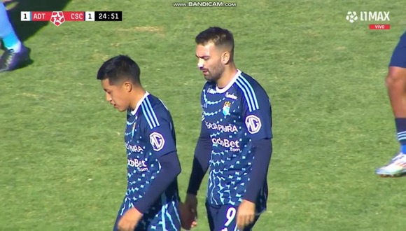 Gol de Martín Cauteruccio para el 1-1 de Cristal vs. ADT. (Video: L1 MAX)