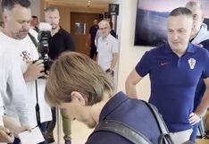 ¡Al ritmo de la Champions League! Luka Modric y una peculiar bienvenida en Croacia