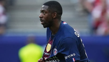 ¡Sutileza de penal! Gol de Dembélé para el 1-1 del PSG vs. Arsenal, en la final de la Champions