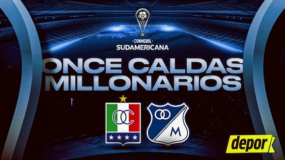 Once Caldas vs. Millonarios juegan por la Primera Ronda de la Copa Sudamericana 2025 (Video: @Sudamericana)