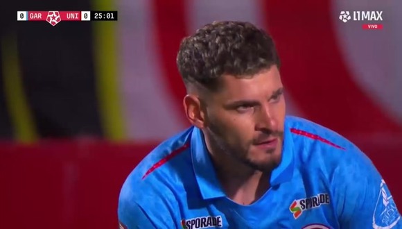 Increíble fallo de Garcilaso en el partido ante Universitario. (Video: Liga 1 MAX)