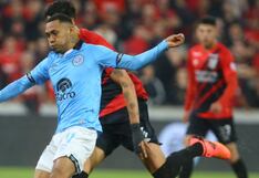 Con polémica revisión del VAR: el gol anulado a Bryan Reyna en Paranaense vs. Belgrano