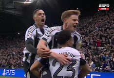 ¡Para la historia! Gol de Harvey Barnes para el 1-0 del Newcastle vs. Barcelona