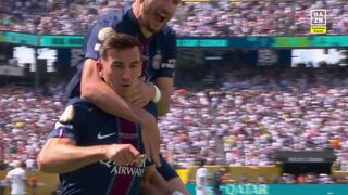 ¡Contundencia en el arranque! Gol de Fabián Ruiz para el 0-1 del Real Madrid vs PSG